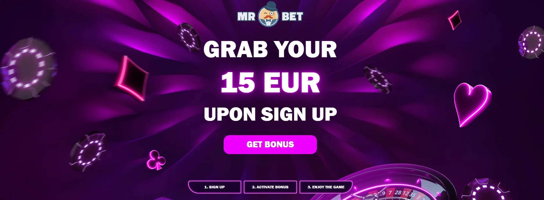15 Euro Bonus For CA